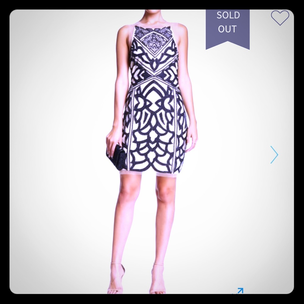 Lotus Threads Hand-Beaded Illusion Dress Large